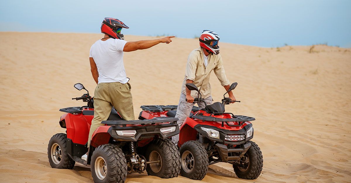 Obligaciones de seguridad para conducir un quad